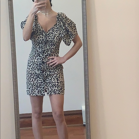 Leopard print mini dress - Picture 4 of 4
